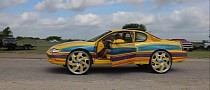 Suicide-Door 2000s Chevy Monte Carlo Screams for Attention With LED-Infused 26s