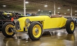 Summer Might Be a Lot of Yellow V6 Fun With a GM-Powered 1927 Ford Roadster