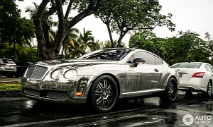 Summer Rain on Chrome Bentley