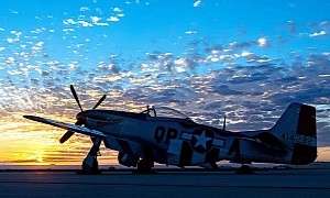 Sun Setting Over Parked P-51 Mustang Man-O-War Makes the Perfect Goodbye to Troubled 2022