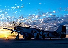 Sun Setting Over Parked P-51 Mustang Man-O-War Makes the Perfect Goodbye to Troubled 2022