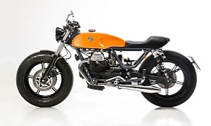 “Sunrace” Is a Vintage Moto Guzzi V35 Disguised in High-Grade Custom Goodies