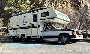 Sunshine Sally Is a Renovated 1985 Toyota Sunland RV That Has All the Amenities of Home