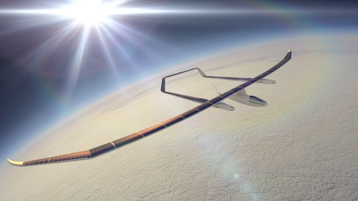 Sunstar solar-powered plane