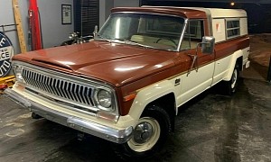 Super Clean 1974 Jeep J10 Gladiator Is the Perfect Camper Truck