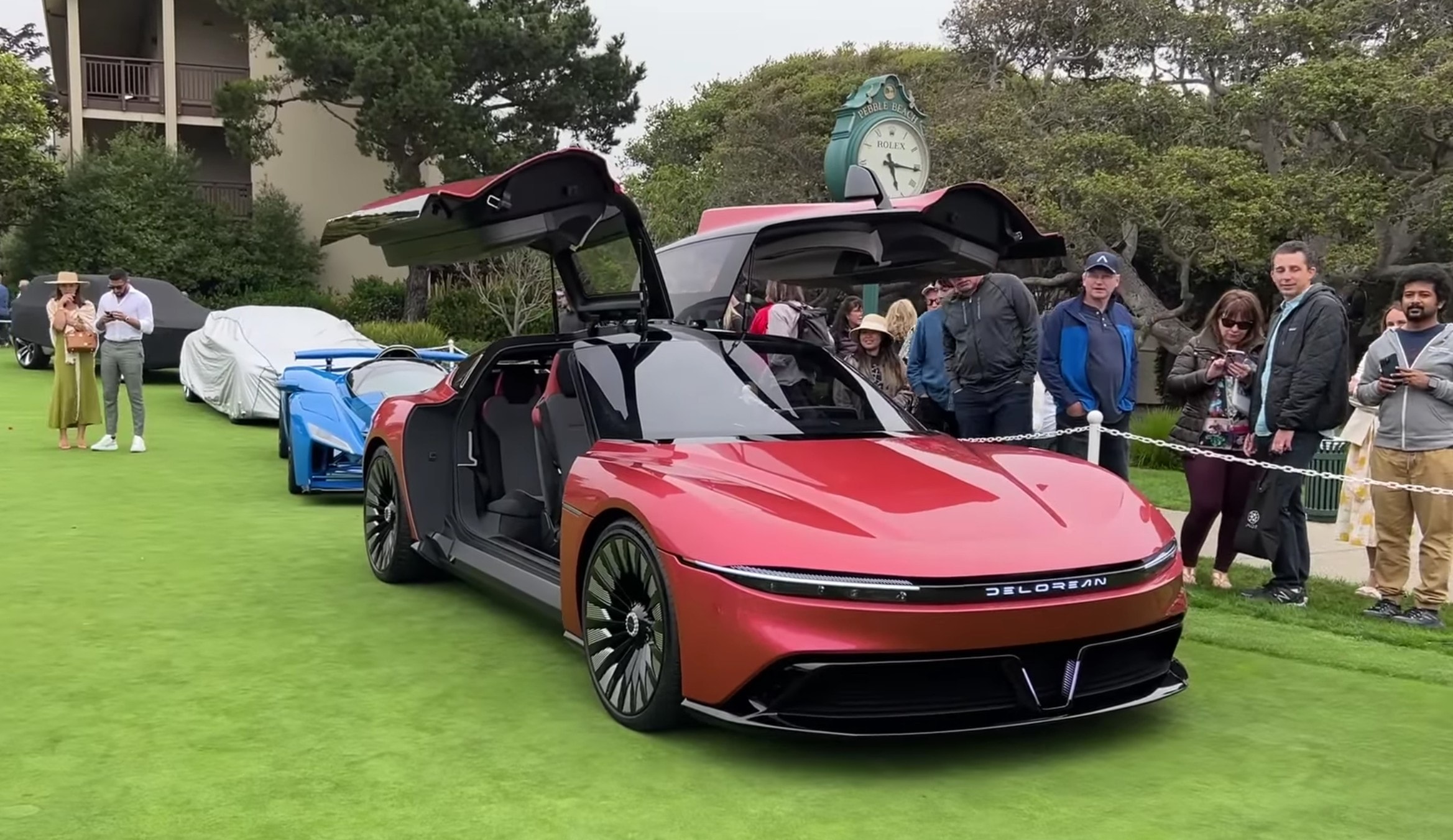 Supercar Blondie Checks Out DeLorean Alpha 5, HighEnd Electric GT With