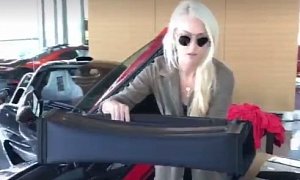 Supercar Blondie Unpacks LaFerrari Aperta Roof in $7 Million Facebook Ad