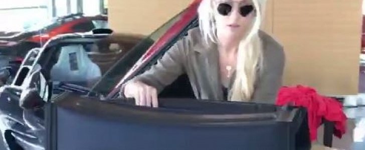 Supercar Blondie Unwraps LaFerrari Aperta