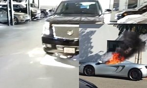 Supercars Burning Are One Awful Prank