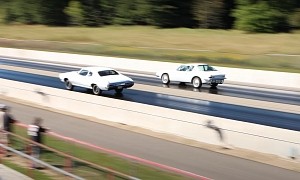 Supercharged 1963 Studebaker Avanti Drag Races 1970 Buick Skylark, Scores Lucky Win