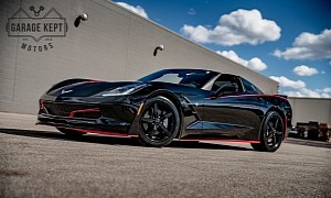 Supercharged 2015 Chevy Corvette Looks Cheeky, Might Pose as a 1960s Batmobile Heir