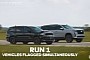 Supercharged Cadillac Escalade-V Drags Tuned Durango Hellcat; It's Not Even Close