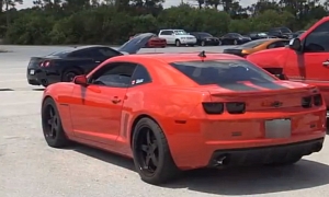 Supercharged Camaro SS Drag Race at Palm Beach
