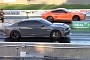 Supercharged Dodge Charger 392 Drags Ford Mustang GT. It's Close, But Not Enough