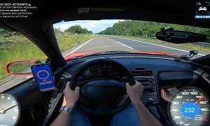 Supercharged First-Gen Acura NSX Visits the Autobahn, Goes to Work at 144 MPH
