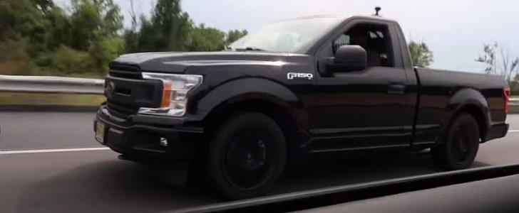 Supercharged Ford Mustang GT Races F-150 Sleeper