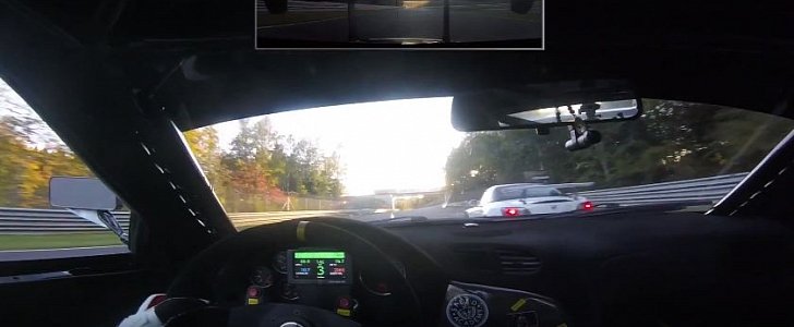Supercharged Honda S2000 Chases Turbo Mazda RX-7 in Nurburgring Traffic