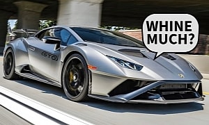 Supercharged Lamborghini Huracan STO Is a Whining Bull