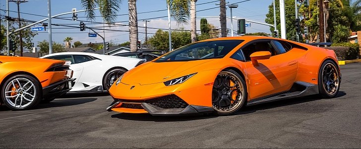 Supercharged Lamborghini Huracan With Carbon Fiber Kit for Sale