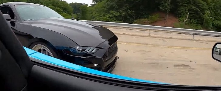 Supercharged Mustang GT Races Modded Corvette ZR1