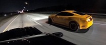 Supercharged Shelby GT350 Races ProCharged Mustang GT, Savage Beatdown Occurs