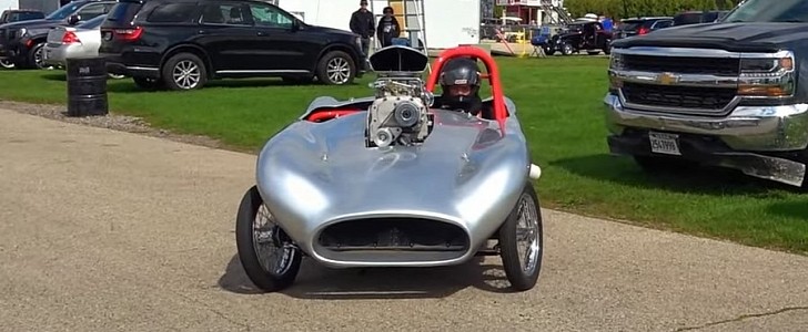 Supercharged Vintage Kit Car Drag Racer 