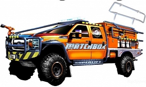 Superlift Suspensions 2012 Ford F-350 Matchbox Fire Truck Coming to SEMA