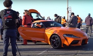 Supra Jumps 100 Feet Into Cardboard Boxes for Toyota Commercial, Isn't Totaled