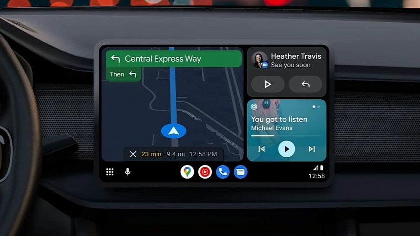 Android Auto Coolwalk screen