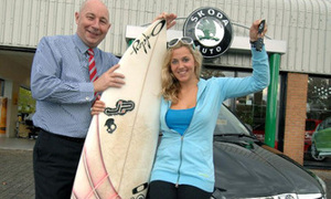 Surf Champ Gwen Spurlock Picks Skoda Roomster