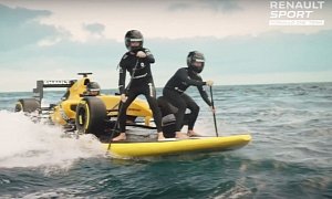 Surf's Up: New R.S.16 Renault Sport F1 Livery Rides the Waves