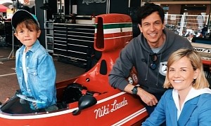 Susie and Toto Wolff's Son Jack Got a Chance to Sit in Niki Lauda’s 1972 Ferrari F1 Car