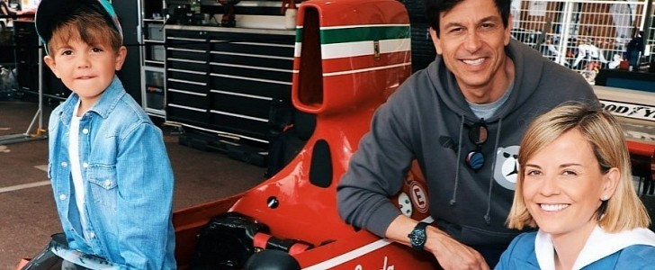 Jack Wolff in Niki Lauda's 1972 Ferrari F1 car