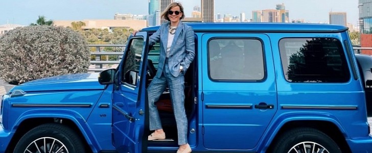 Susie Wolff and Mercedes-AMG G 63