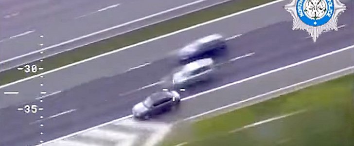 Audi high-speed chase in the UK