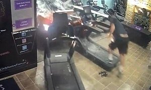 SUV Smashes Into California Gym, Knocks Man Off The Treadmill