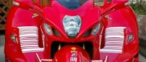 Suzuki Hayabusa Morphs into Ferrari F1 Trike