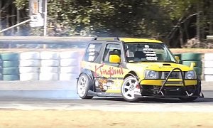 World's First Suzuki Jimny Drift Car Goes All Out in Japan, like a Short Silvia
