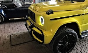 Suzuki Jimny Gets Mercedes-AMG G63 Conversion in China, Bull Bar Included