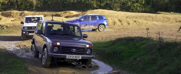 Lada Niva vs Jimny Vs Dacia