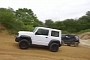 Suzuki Jimny Takes On a Hummer H2 on an Uphill Dirt Drag Race, Humiliation Follows