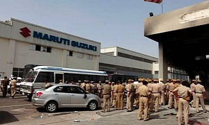 Suzuki Reopens Maruti Plant in India - Police Protection Required