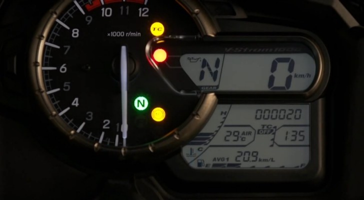 Suzuki V-Strom 1000 Traction Control System Detailed