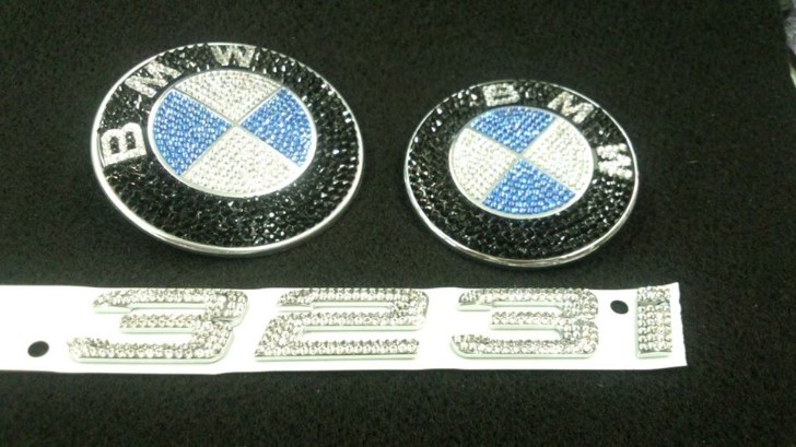 Swarovski Studded BMW Roundels