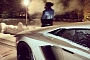 Swizz Beats Drives His Aventador on the Snowy Streets of NYC