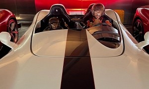 Swizz Beatz Goes on Joyride With His Son in a Limited-Edition Ferrari Monza SP2