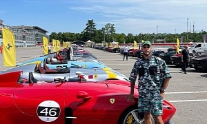 Swizz Beatz Takes His Ferrari Monza SP1 From Bronx to the Cavalcade Icona Show in Italy