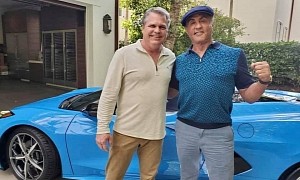 Sylvester Stallone Treats Himself to a Gorgeous 2021 C8 Corvette