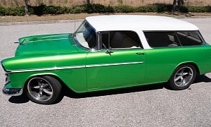 Synergy Green 1955 Chevrolet Nomad Is Why We Want Two-Door Wagons Back