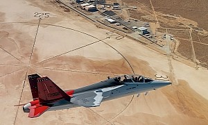 T-7A Red Hawk Flies 1,400 Miles Across the U.S. to Reach New Testing Grounds